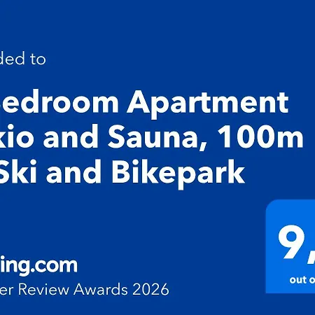 2 Bedroom Tokio And Sauna, 100m To And Bikepark *
