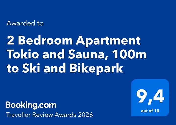2 Bedroom Tokio And Sauna, 100m To And Bikepark *